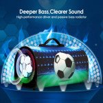 Wholesale Soccer Design Tunnel Subwoofer Bluetooth Wireless Speaker TTD-603 for Universal Cell Phone And Bluetooth Device (Black)